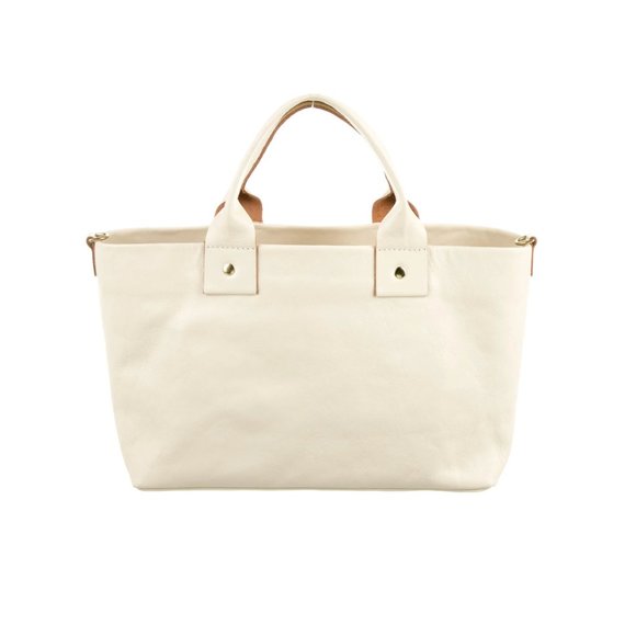 RARE Clare V Small Leather Tote - Picture 1 of 5